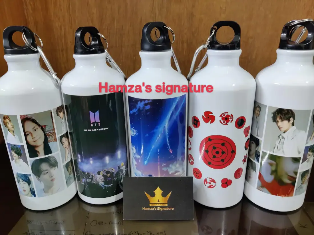 Personalized printed water bottles